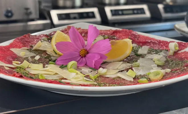 carpaccio de boeuf