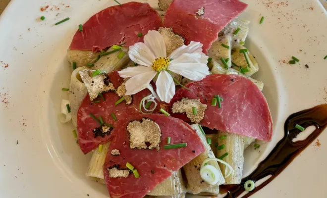 rigatoni à la truffe